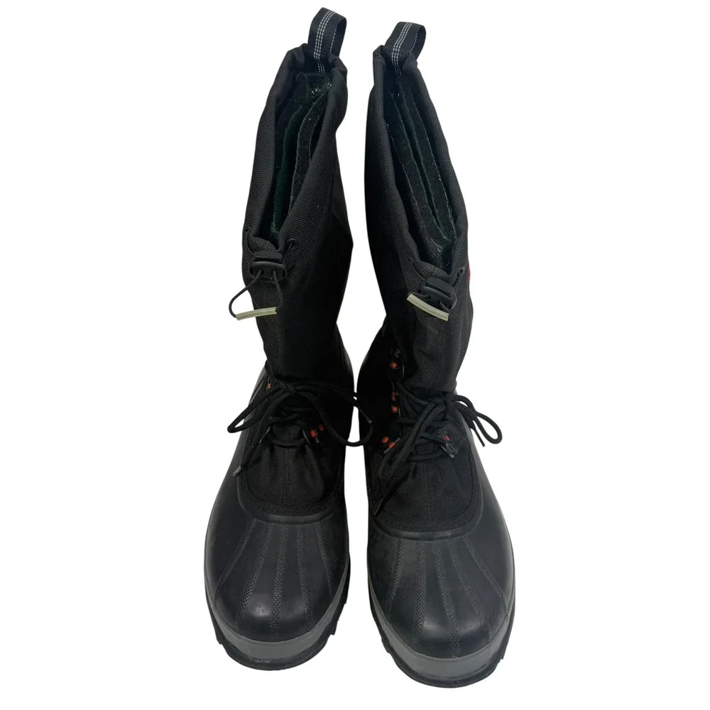 Sorel Alpha Pac‎ XT Mens 12 Black Waterproof Winter Snow Boots NM2129-010